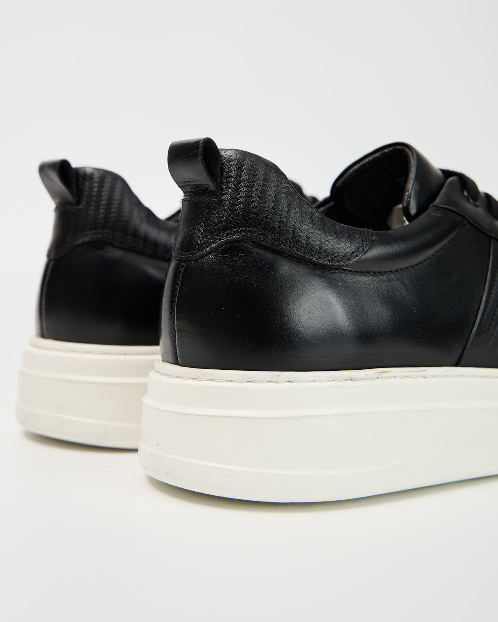 Black Posh Walk Sneakers