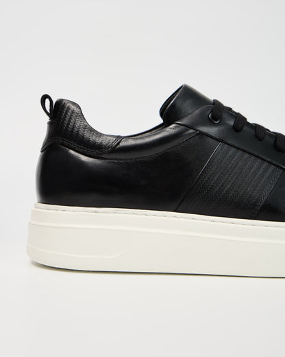 Black Posh Walk Sneakers