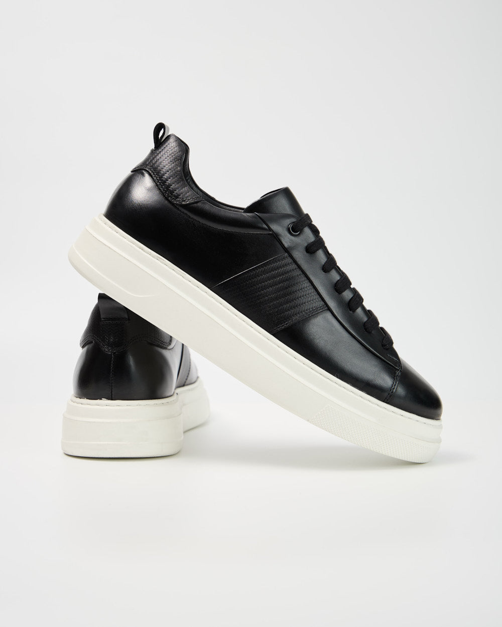 Black Posh Walk Sneakers