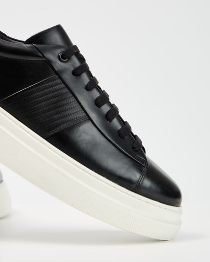 Black Posh Walk Sneakers